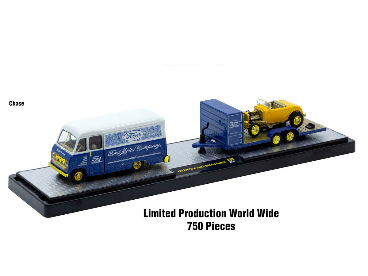 Auto Haulers Set of 3 Trucks Release 93 Limited Edition to 6000 pieces Worldwide 1/64 Diecast Model Cars by M2 Machines