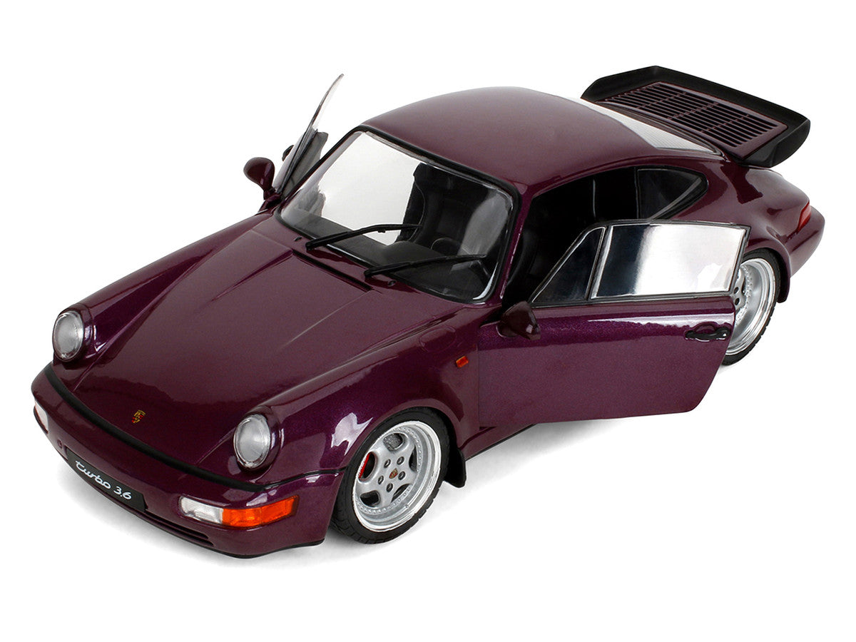 Porsche 911 3.6 Turbo Purple Metallic "Pink Slips" Series 1/18 Diecast Model Car by Jada