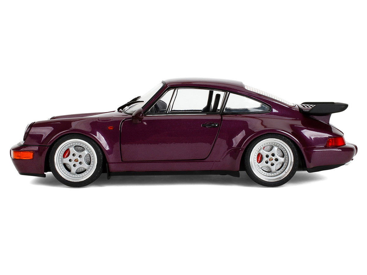 Porsche 911 3.6 Turbo Purple Metallic "Pink Slips" Series 1/18 Diecast Model Car by Jada
