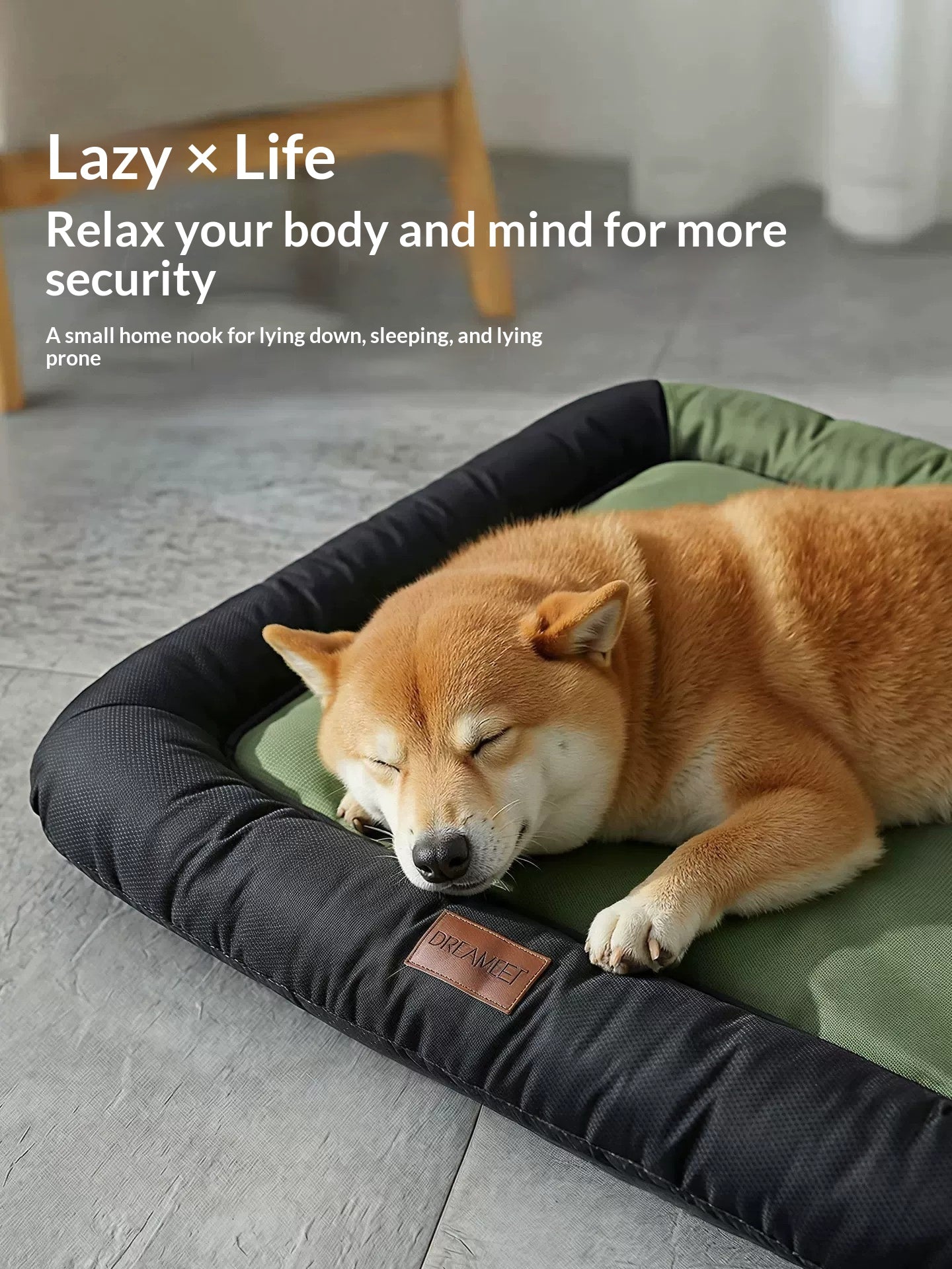 Army Green Pet Bed