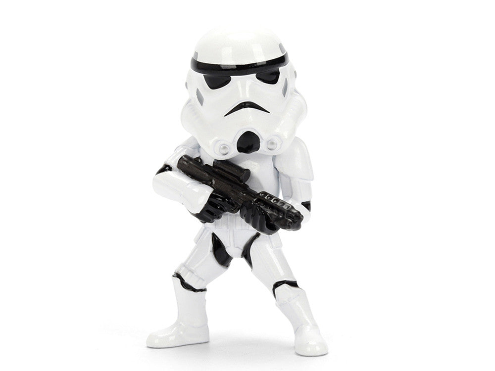 Set of 4 Diecast Figures "Star Wars" Movie Franchise "Metalfigs" Series Diecast Models by Jada