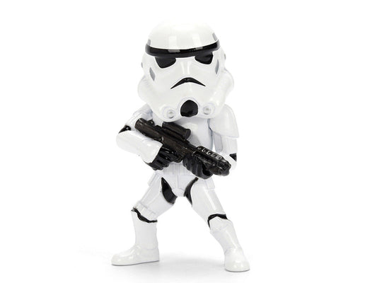 Set of 4 Diecast Figures "Star Wars" Movie Franchise "Metalfigs" Series Diecast Models by Jada