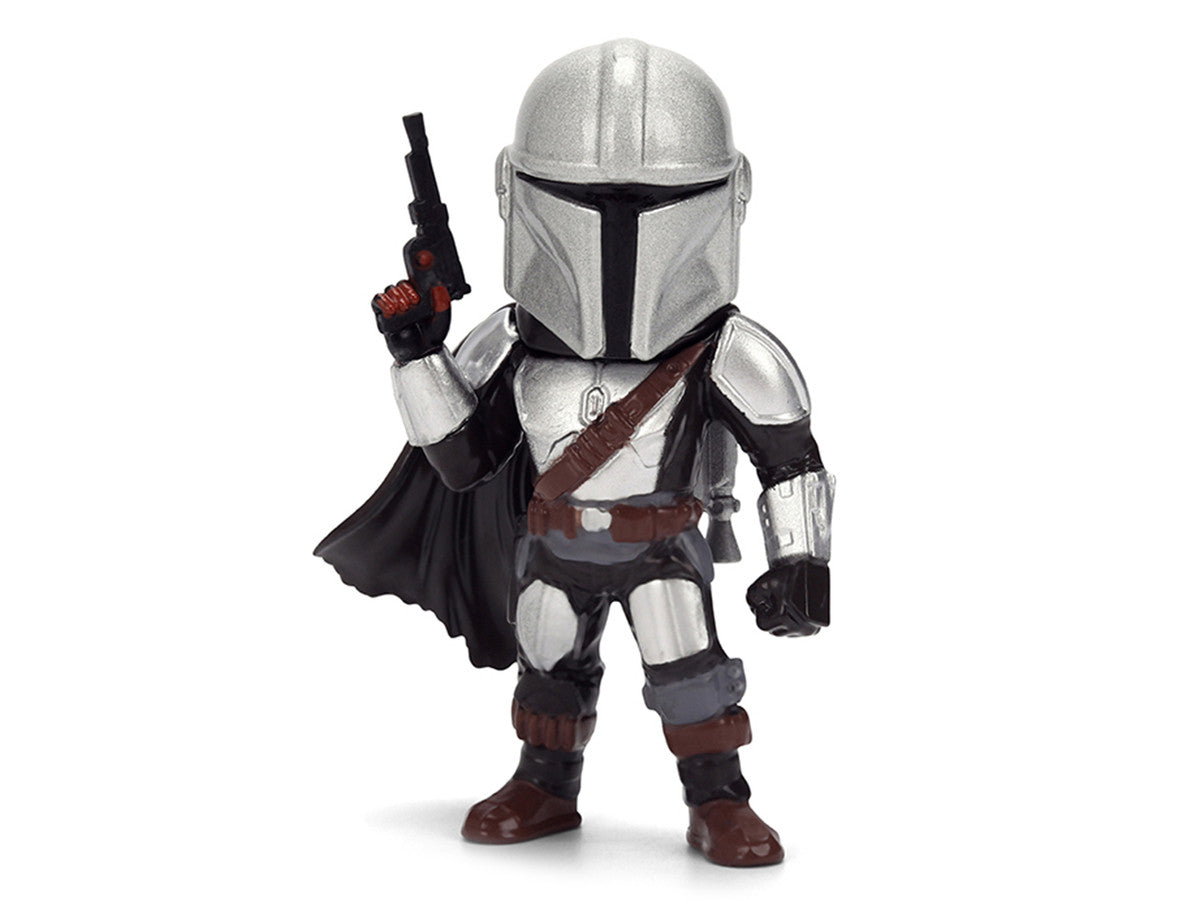 Set of 4 Diecast Figures "Star Wars: The Mandalorian & Grogu" (2026) Movie "Metalfigs" Series Diecast Models by Jada