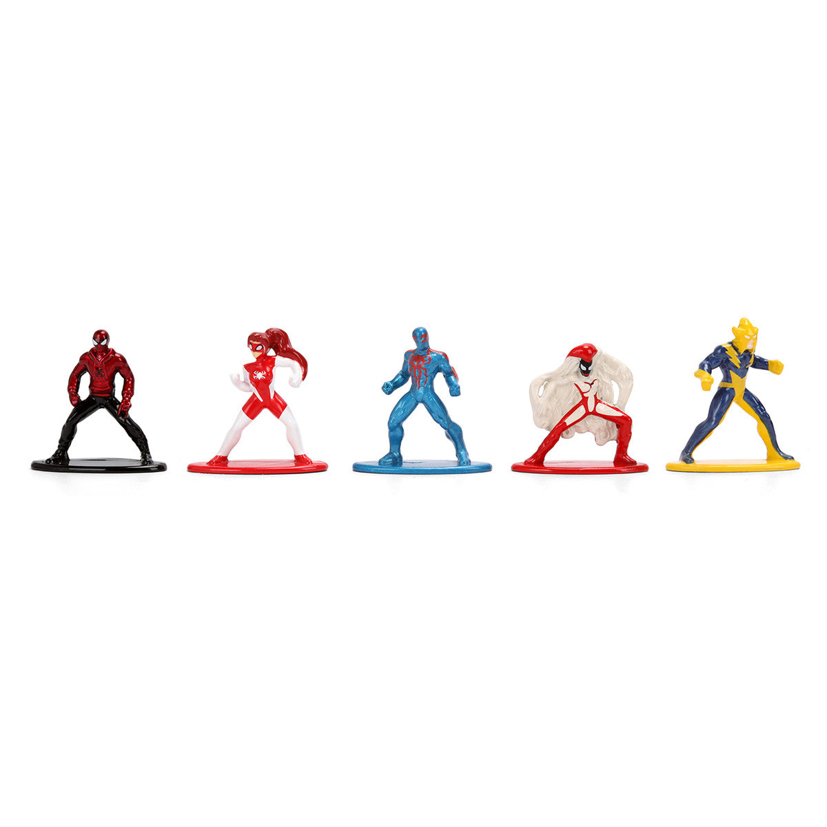 Set of 12 Diecast Figures "Spider-Man" Franchise "Nano Metalfigs" Series Diecast Models  by Jada