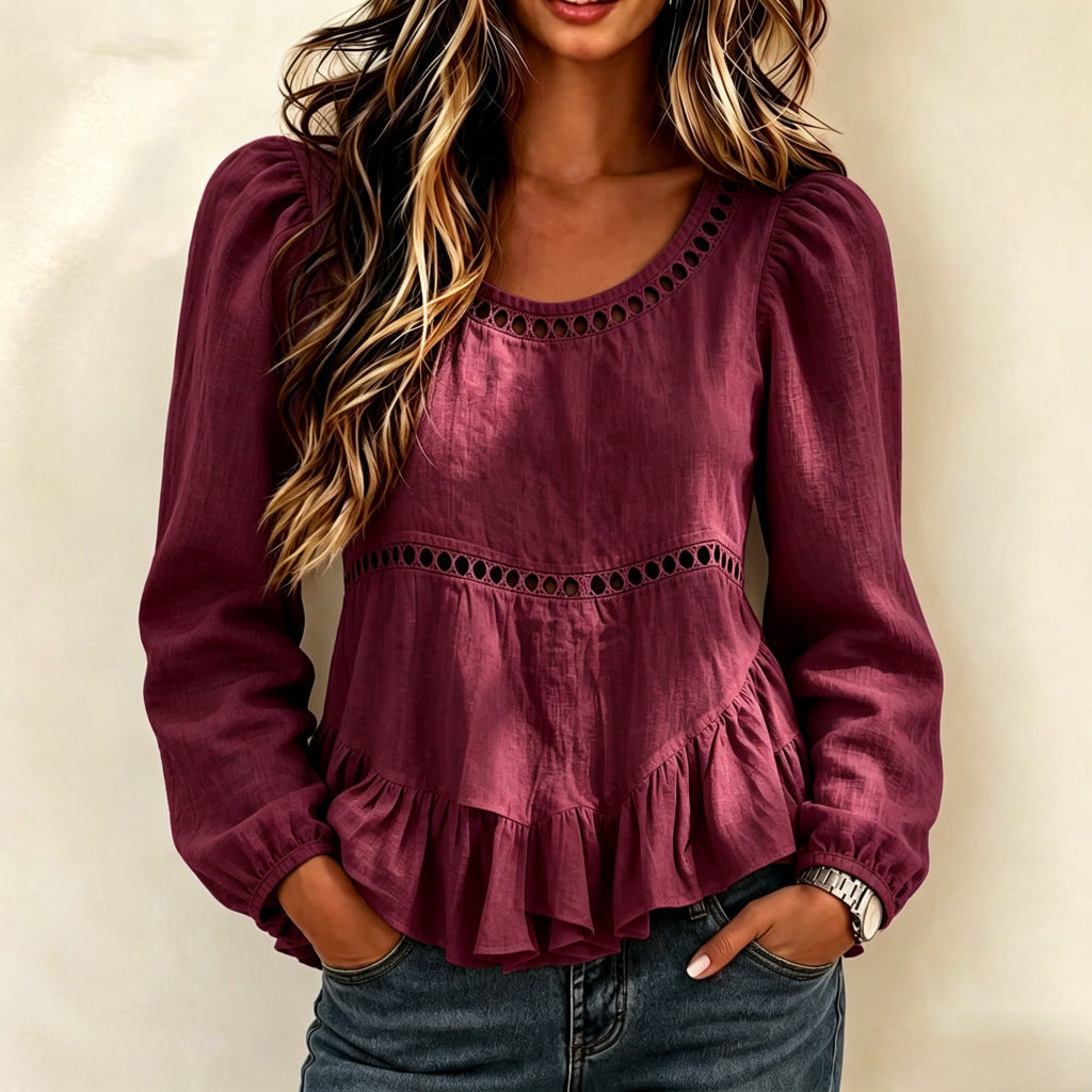 Irregular Womens Shirt Casual Womens Top