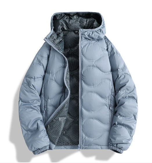 Men's Down Jacket Winter 90 White Duck Down Stand Collar Thickened Graphene Warm Jacket Coat Women