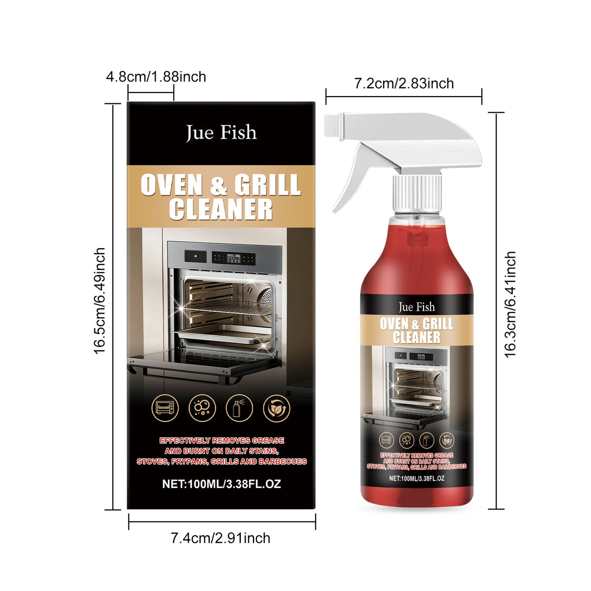 Stove And Oven Cleaner 1 00ml-1box