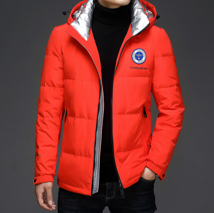 Winter Hooded Down Jacket for Men - Warm and Cold Proof