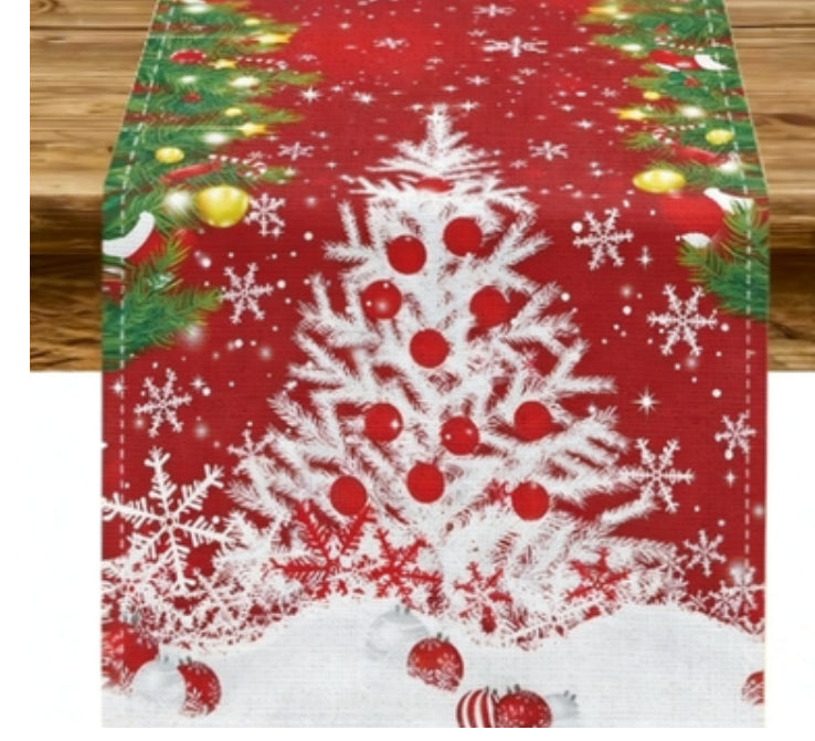 Christmasthemed Snowman Table MatFestive Christmas Table Decor