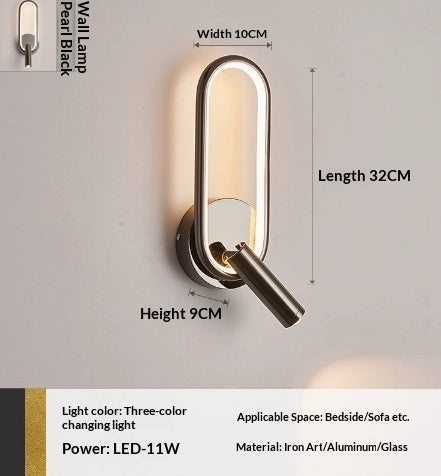 Rotating Touch-Control Creative Wall Light For The Bedside
