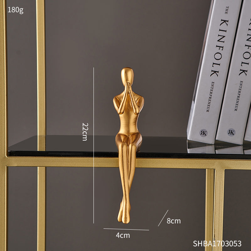 Light Luxury Artistic Figure Sculpture Ornaments