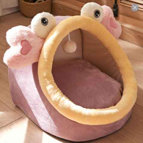 Universal Four Seasons Cat House Bed - Removable & Washable