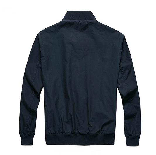 Spring Autumn Men's Casual Jacket with Stand Collar