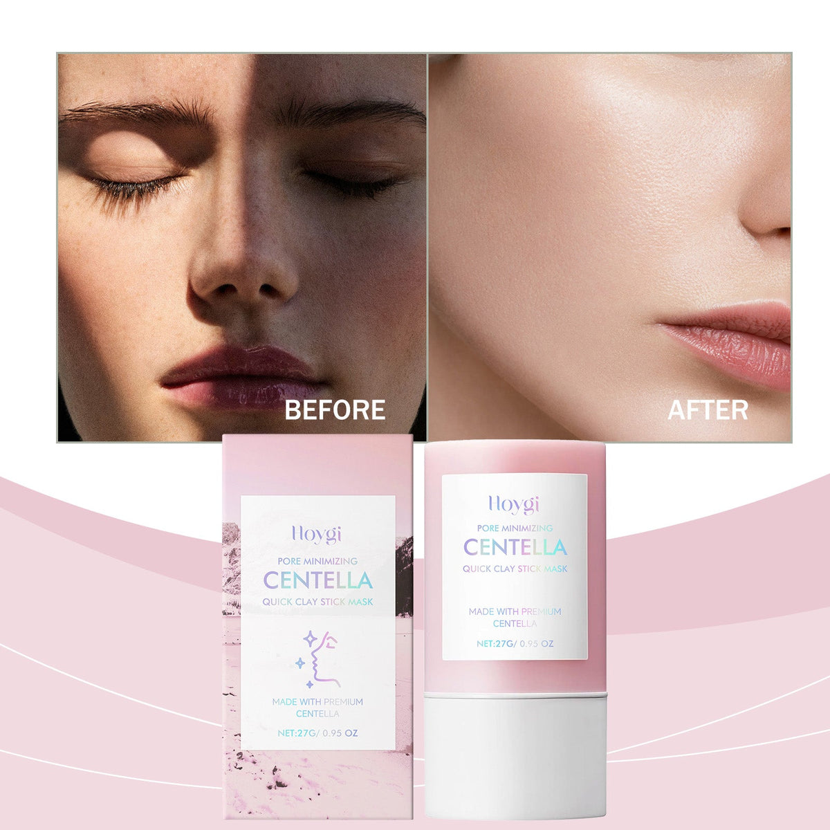 Centella Asiatica Clay Facial Mask Stick 27g-box