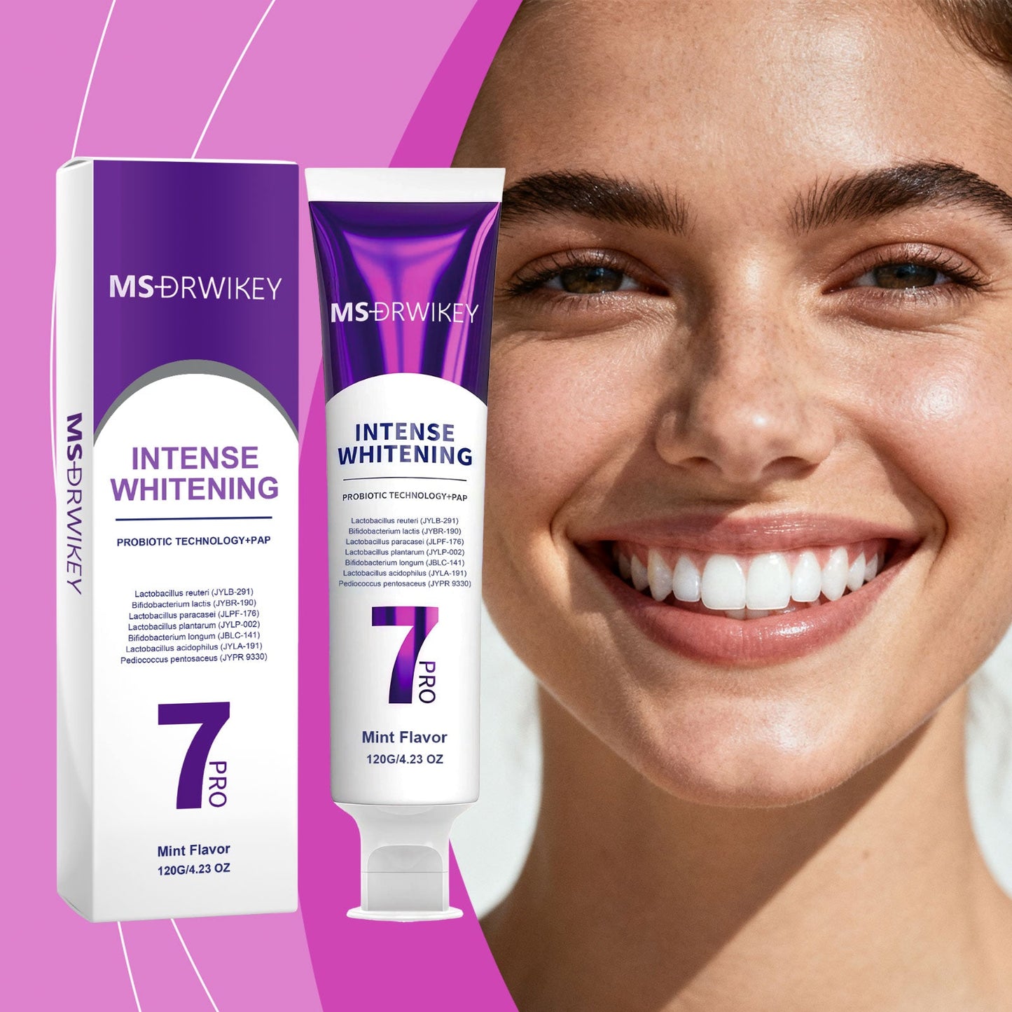 Deep Whitening Toothpaste 120g  1box