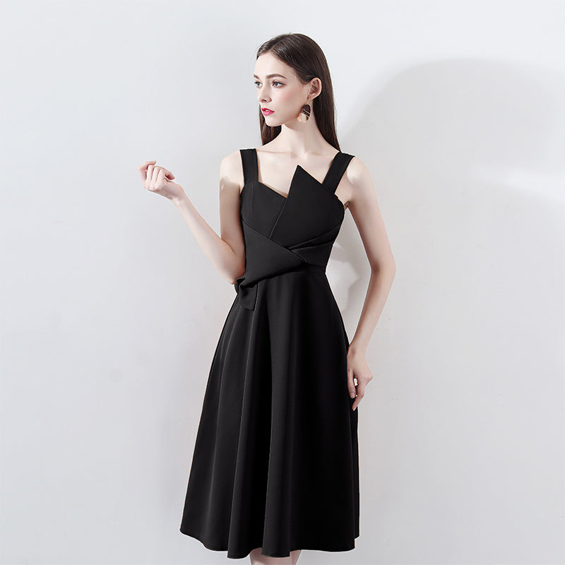 Chic Suspender Evening Dress