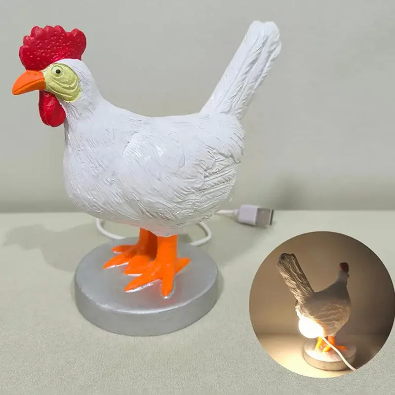 Novelty Chicken Egg Night Light For Bedroom Décor