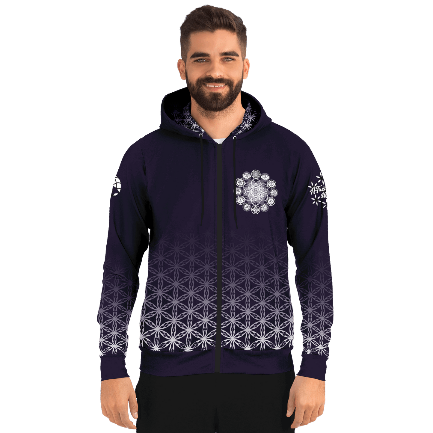 Mystic Euphony | Sacred Heart Zip-Up Hoodie