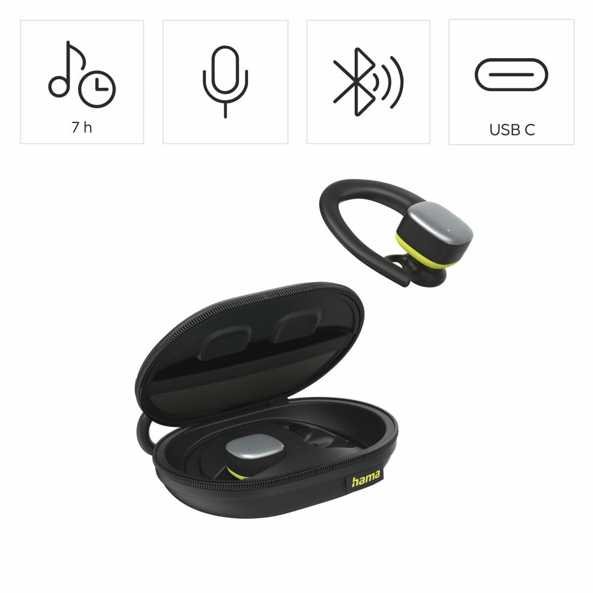 Headphones Hama 00184113 Black