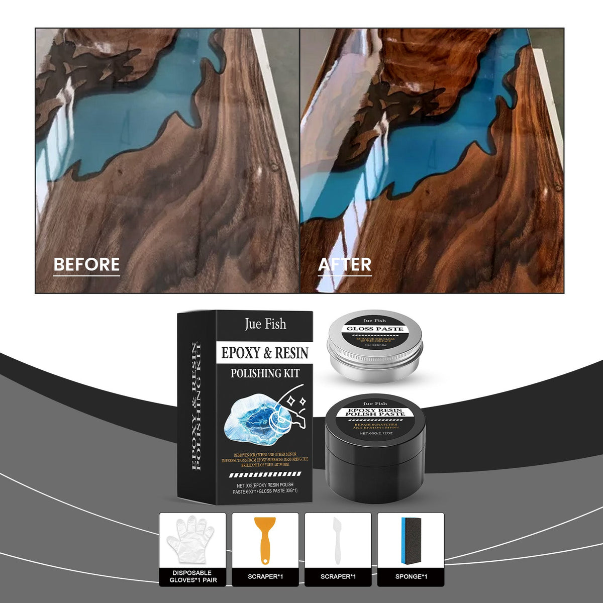 Epoxy Resin Polishing Set 1 Set-1box