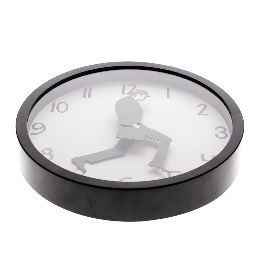 Walking Comedian Funny Wall Clock