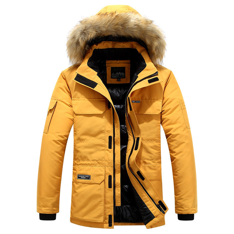Hooded cotton jacket