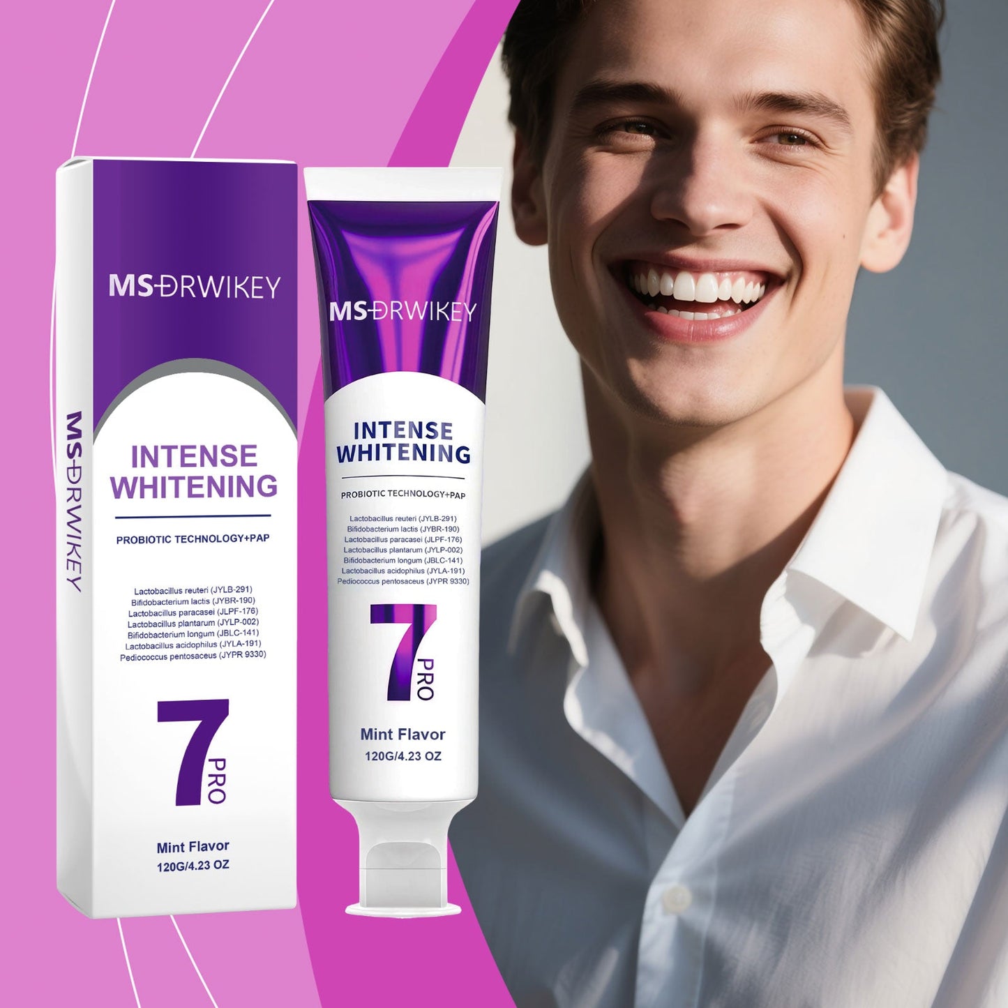 Deep Whitening Toothpaste 120g  1box