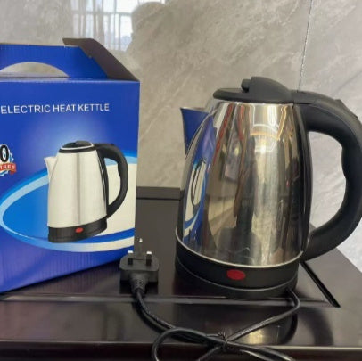 Stainless Steel Electric Kettle With A Steel Lid