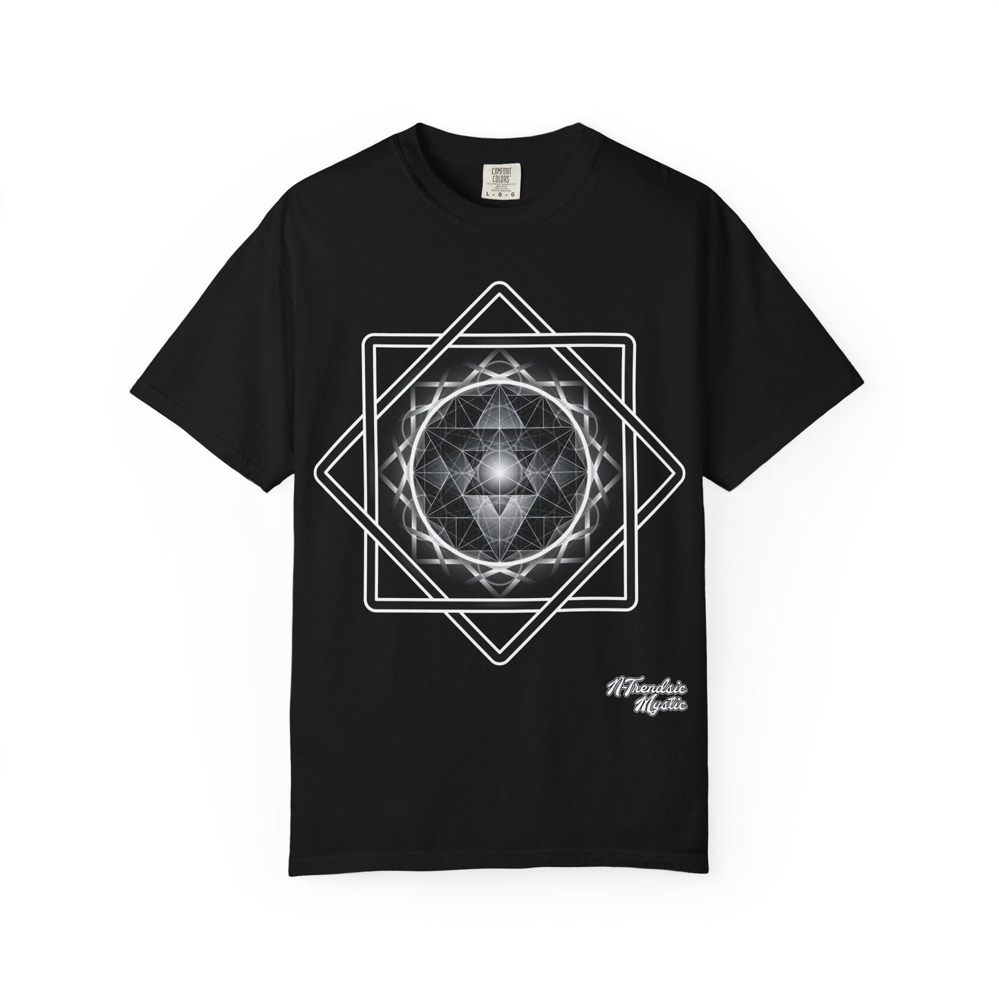 Merkaba Energy Tee – Geometric Art Unisex T-Shirt | Sacred Symbol Shirt | Boho Festival Fashion | Gift for Art Lovers