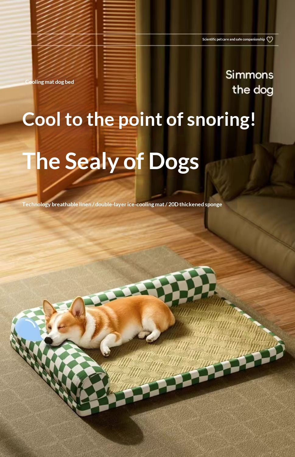 Checkerboard-pattern Cooling Mat