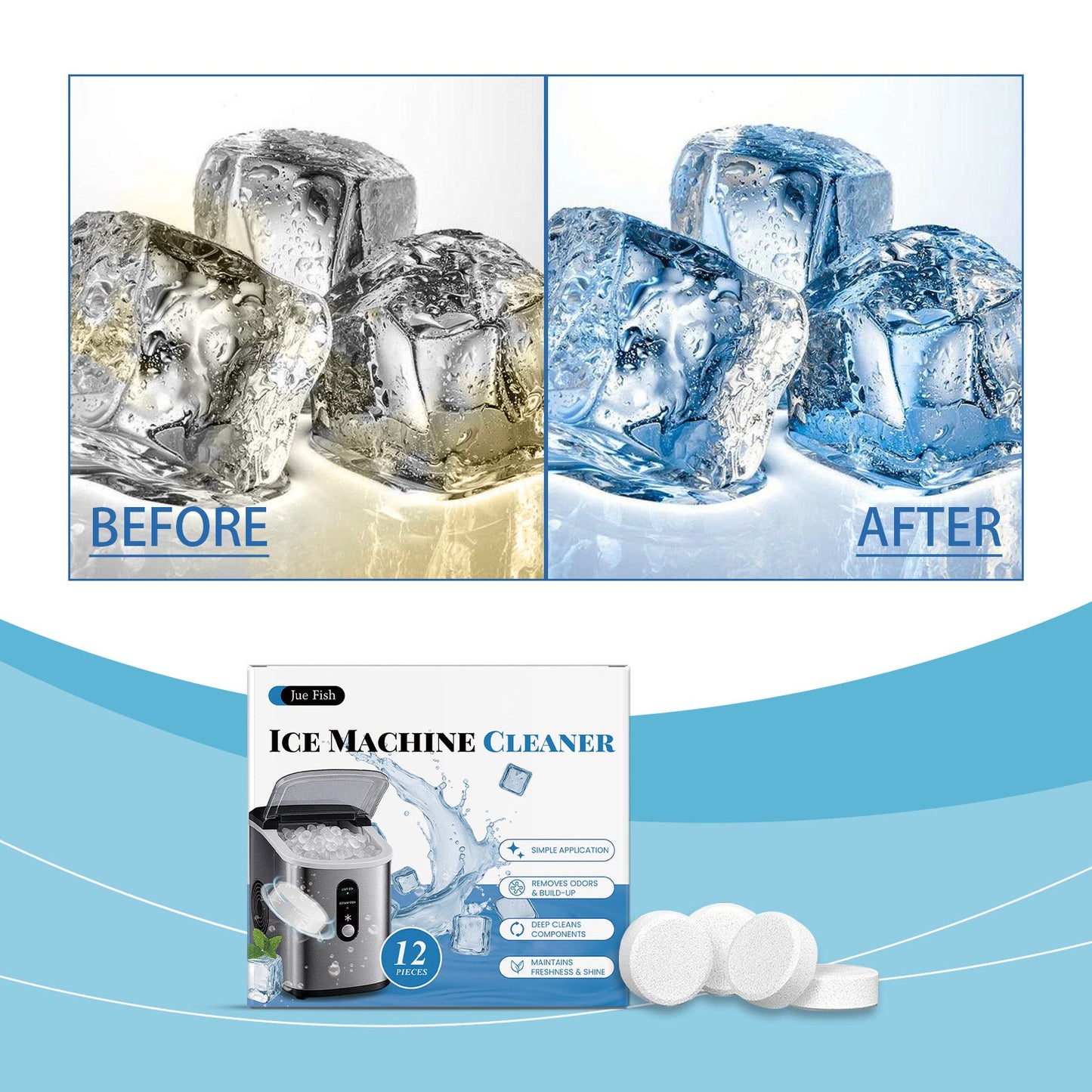 Ice Maker Descaling Sheet 12pcs1box
