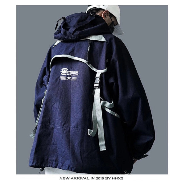 Multi-pocket vintage jacket