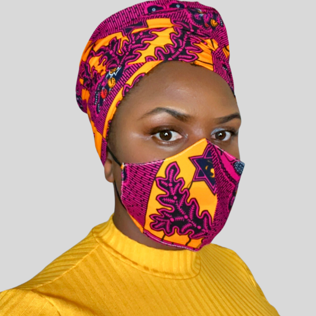 Nisha Head Wrap & Face Mask