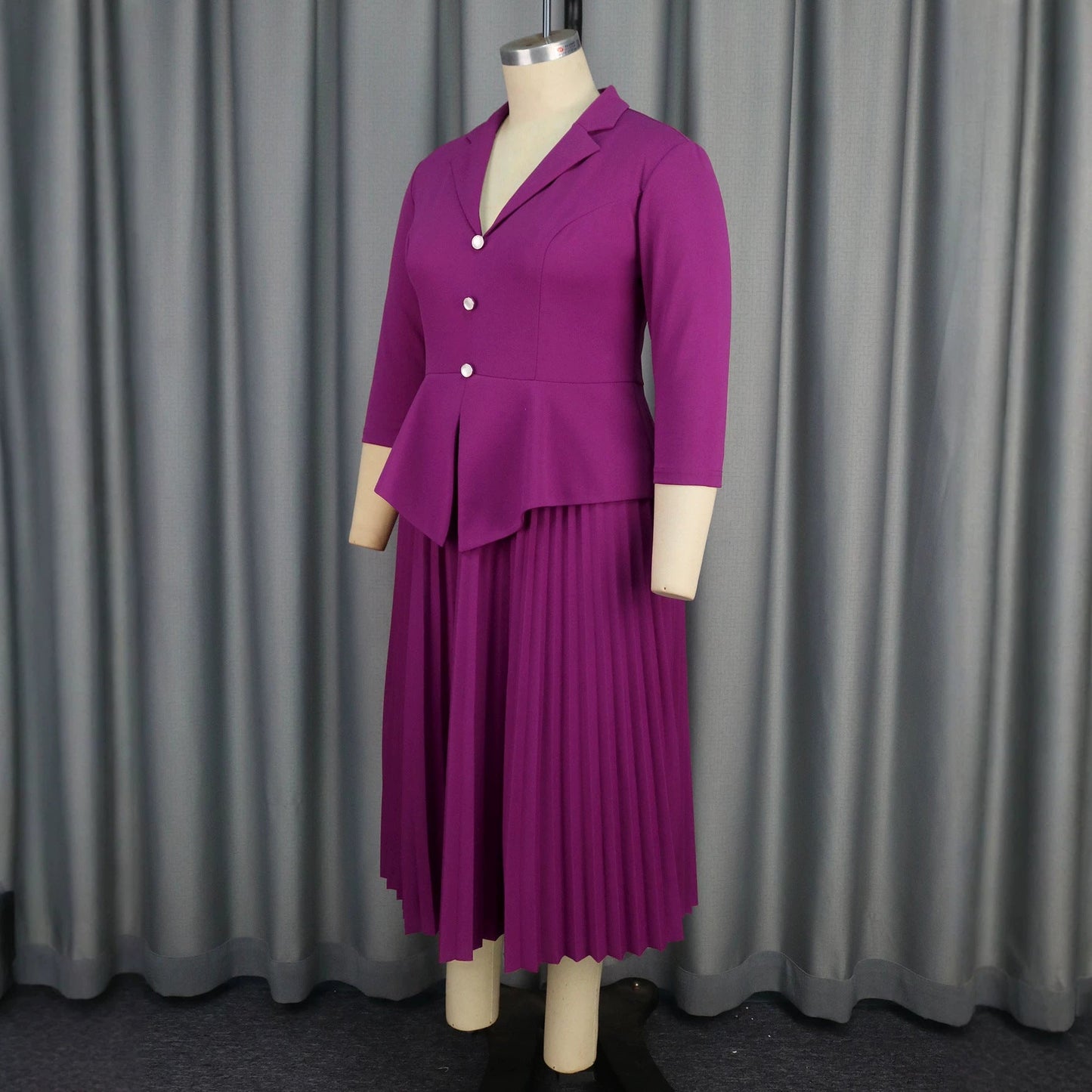 Fashionable Commuter Pleated Dress For Women