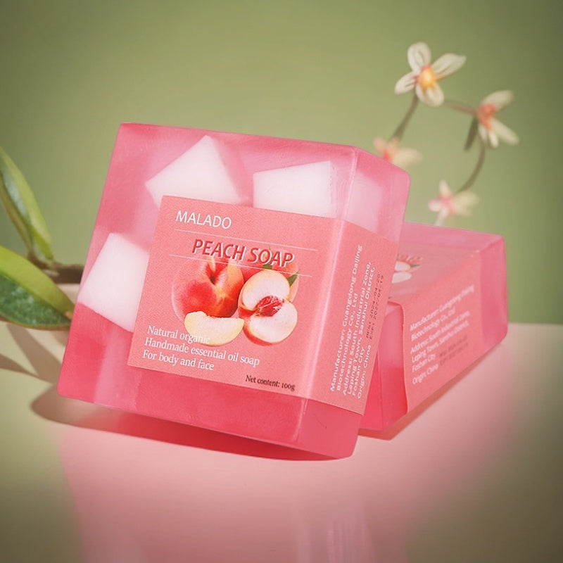 Peach Chunk Fruit Soap