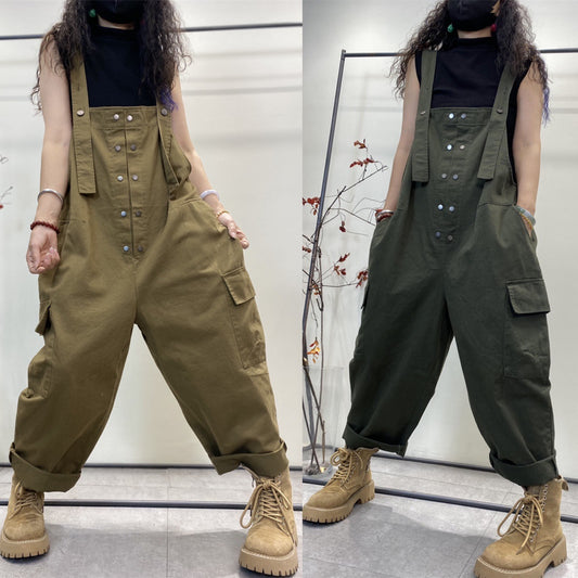 Plus-size Casual Pants Elegant Slimming Solid Color Minimalist Design