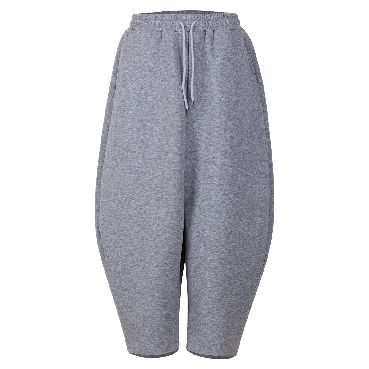 Casual Men's Ash - Grey Baggy Top And Harem - Style Pants Set