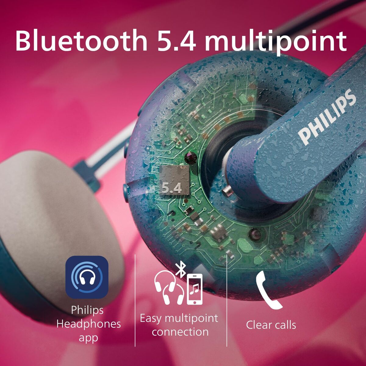 Headphones Philips TAH2000TL Turquoise