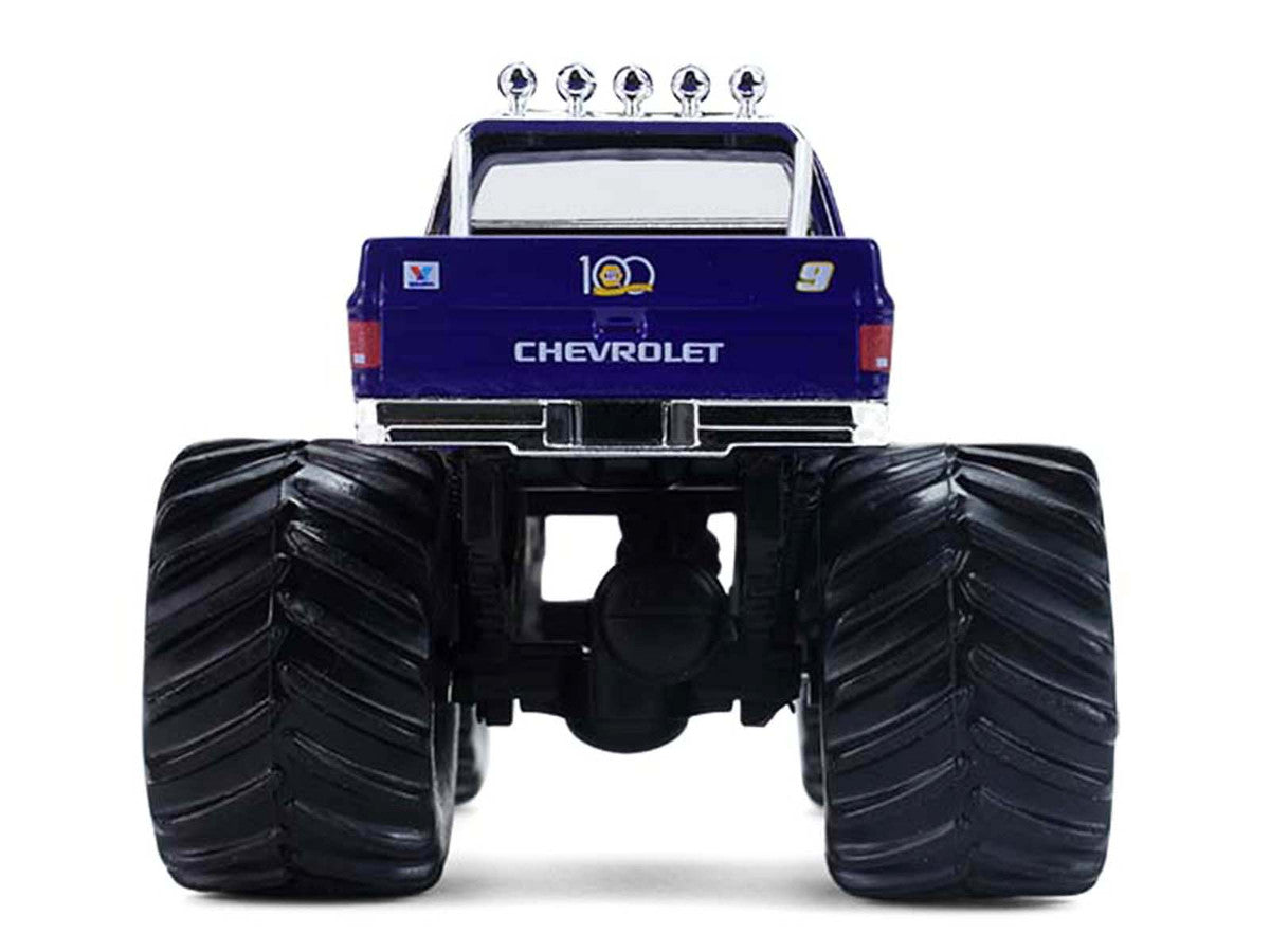 1984 Chevrolet C20 Monster Truck #9 "NAPA" Blue with Graphics "Kings of Crunch - Hendrick Motorsports Tribute" Special Edition 1/64 Diecast Model Car by Greenlight