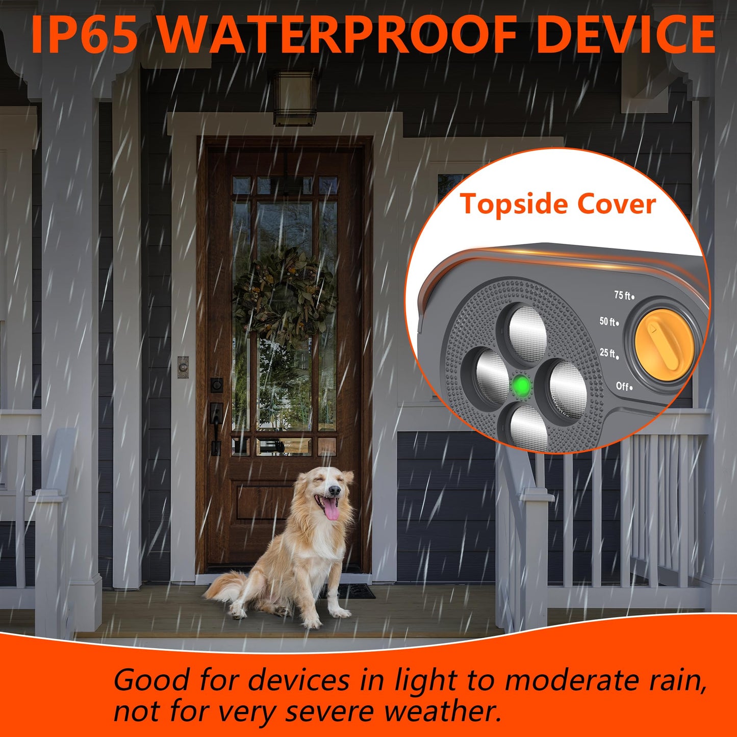 Anti Barking Device For Dogs, Bark Box Rechargeable Dog Bark Deterrent With Variable Ultra Frequency 6 Modes IP65 Waterproof Dog Silencer Stop Neighbors  Dogs From Barking Up To 75ft