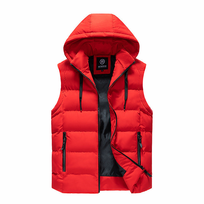 Autumn And Winter Casual Cotton Vest For Men