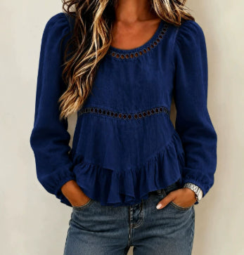 Irregular Womens Shirt Casual Womens Top