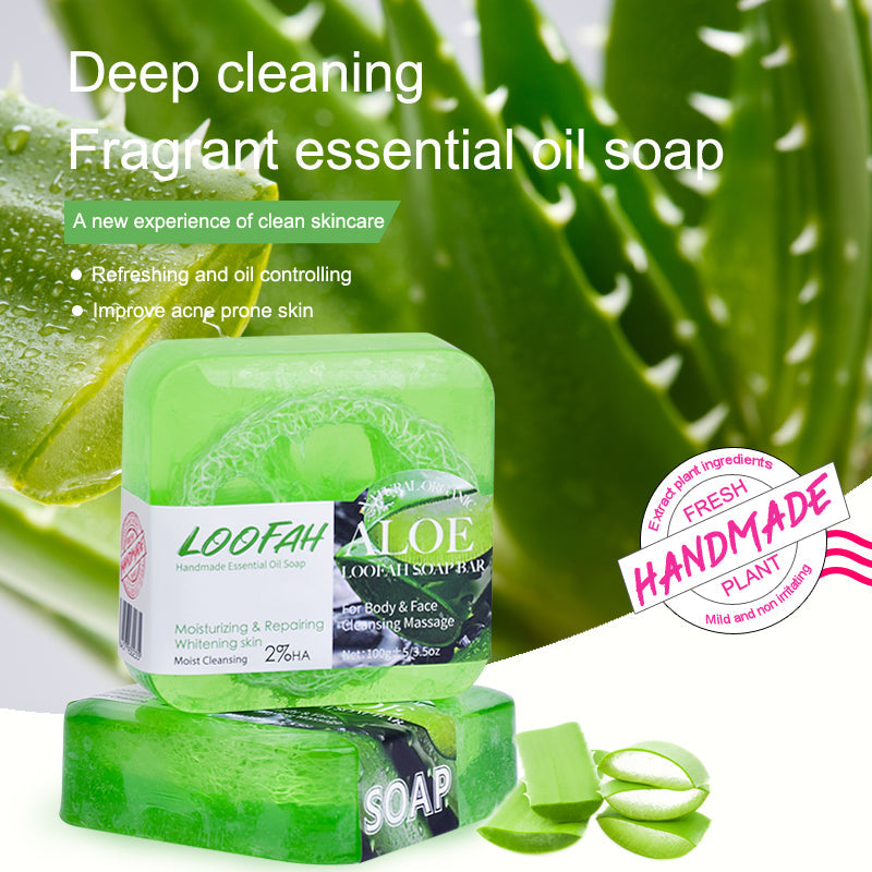 Aloe And Loofah Soap