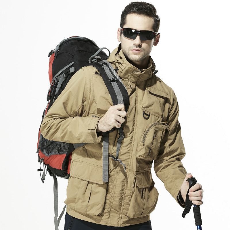 Men's Tactical Jacket with Removable Sleeves (Fall/Winter)