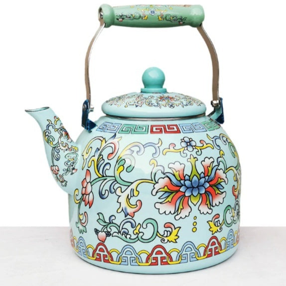 Enamel Large Water Kettle Milk Tea Pot