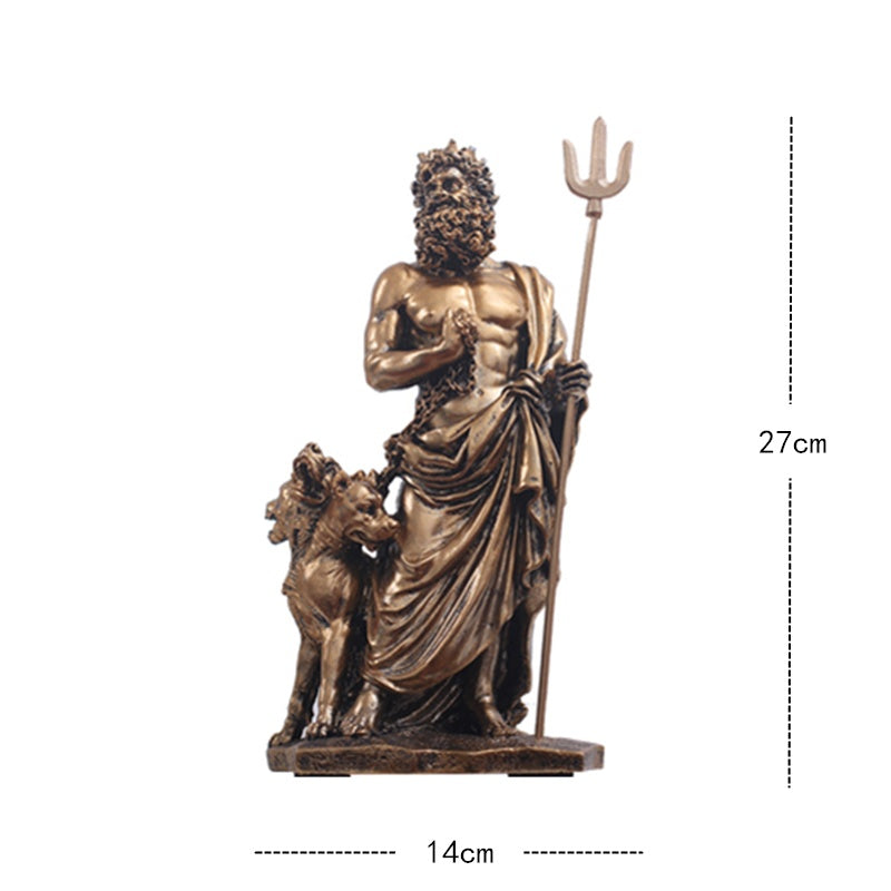 Vintage Greek Mythology Warrior Crafts  Sculpture