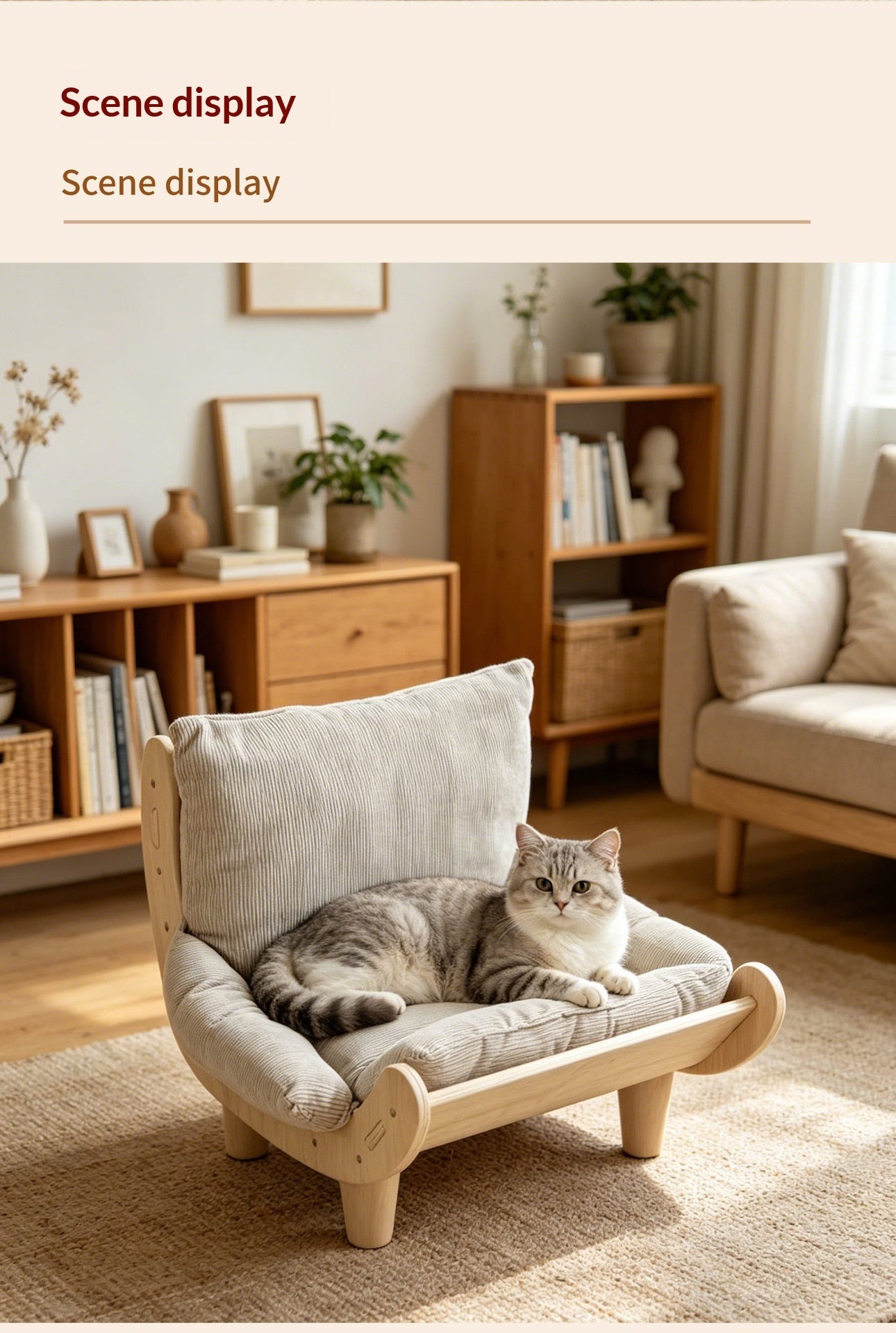 Wear-Resistant Integrated Cat Sofa Bed