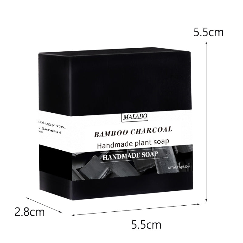 Square Bamboo Charcoal Soap