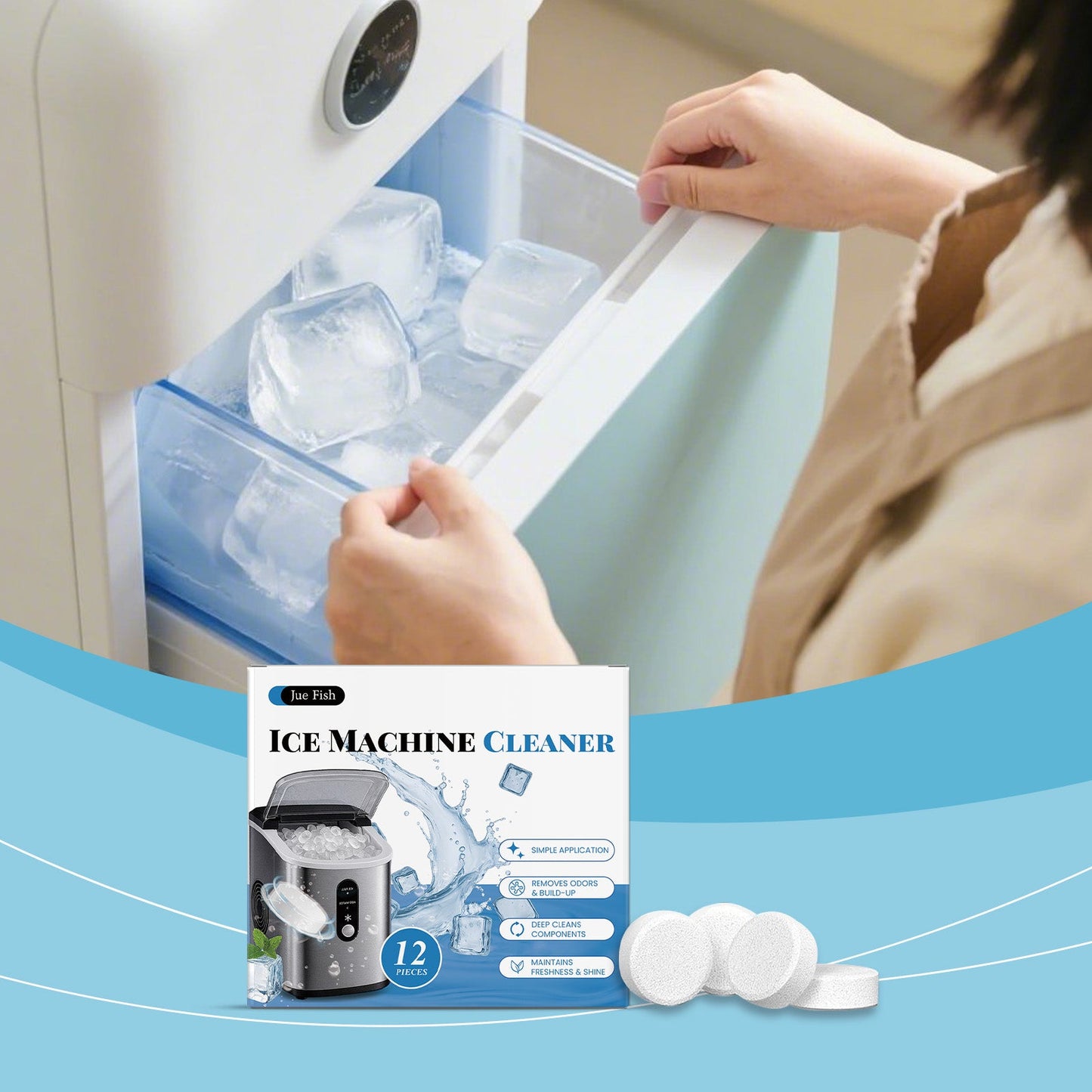 Ice Maker Descaling Sheet 12pcs1box