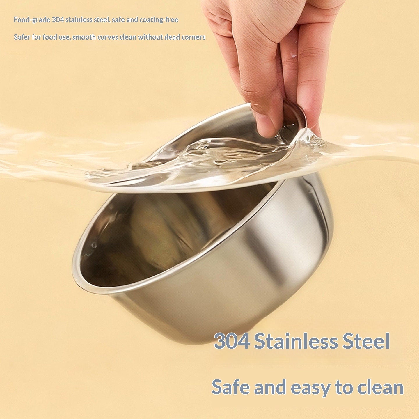 Stainless Steel Cat Water Bowl Drinking Basin Pet Neck Supporting